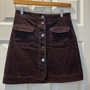 LOFT Corduroy skirt